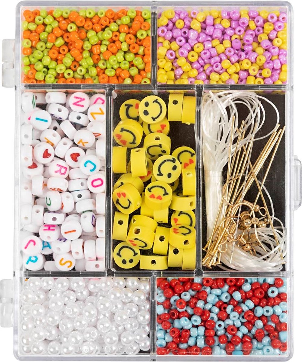 Creativ virksomhed https: www.cchobby.nl creative-box-jewelry-rainbow-mix-ca-1800-piece-rainbow-colours-1-box