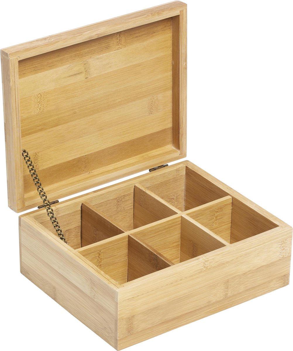 Umærket sans marque bambus tekiste (21,8x18x9)