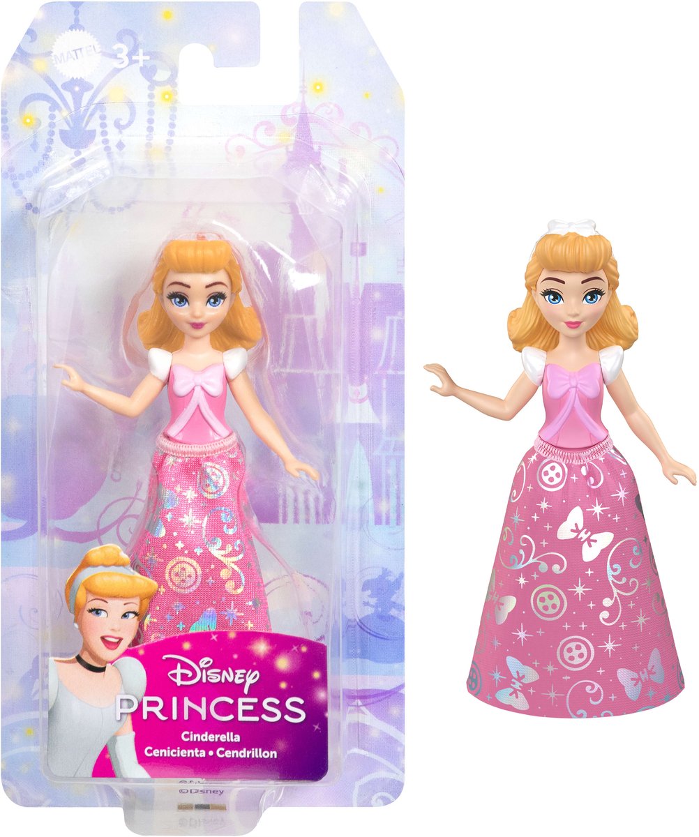 Disney prinsesse askepot kerne lille dukke, lille dukke, kvinde, 3 år, drengepige, 95,4 mm, 50 g