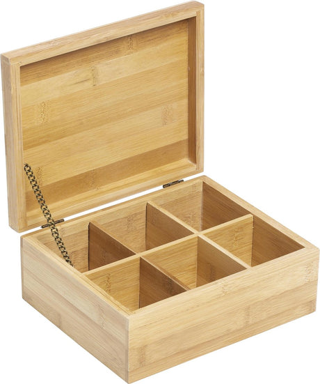 Umærket sans marque bambus tekiste (21,8x18x9)