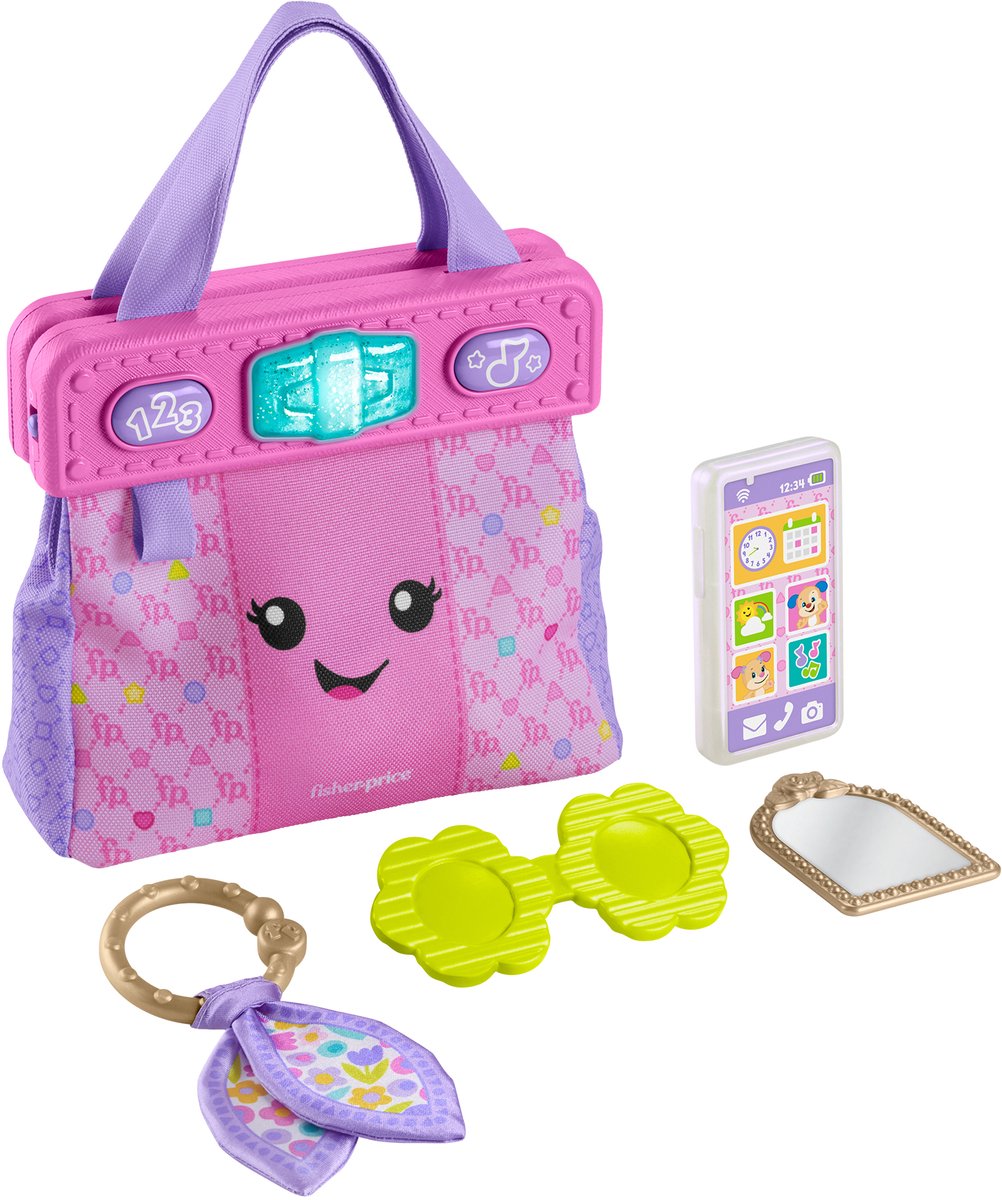 Mattel legetøj fisher-price læring sjov taske pædagogisk flerfarvet.