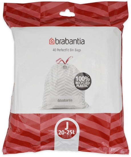 Brabantia perfectfit affaldssække - 20 25 l - kode j - 40 stk.