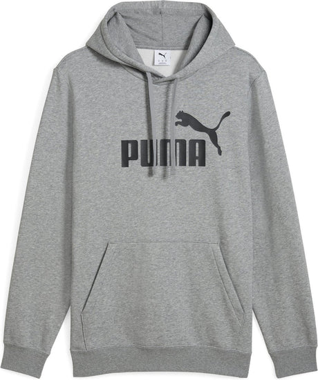 Puma ess no. 1 logo hættetrøje fl herre sportstrøje - mellemgrå lyng