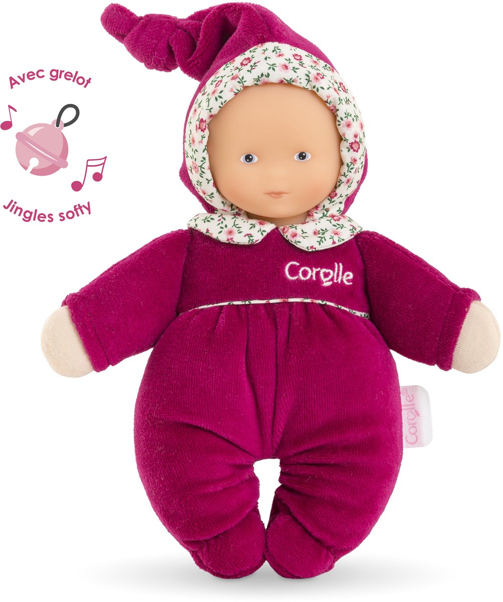 Corolle babidoux - pink grenadinedukke, 20 cm