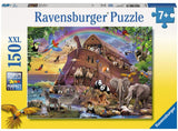 Ravensburger puslespil xxl 150 brikker, på vej med Noahs Ark, alder: fra 7 år, mål: 49x36 cm