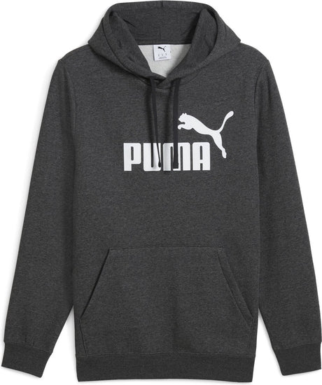 Puma ess no. 1 logo hættetrøje fl unisex sweater - mørkegrå lyng