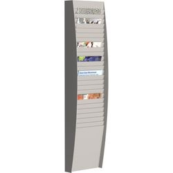 Dokumentpanel papirflow 25 rum grå