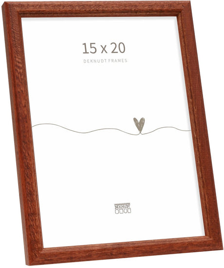 Deknudt frames fotolijst s236h3 - bruin - hout - foto: 15x20 cm