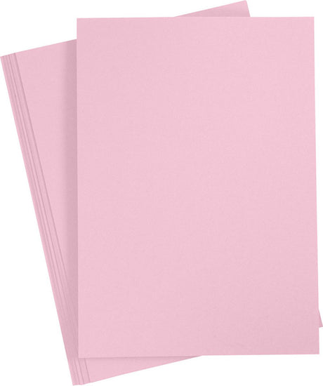 Creativ firma farvet pap lilla pink A4, 20 ark