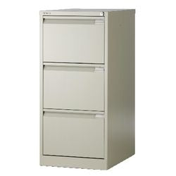 Arkivskab 3 skuffer cylinderlås 470x622x1016mm beige