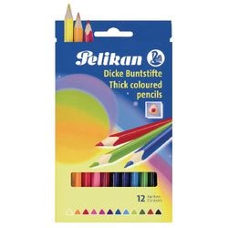 Farveblyanter Pelikan Dick BSD12DN assorteret 12 stk