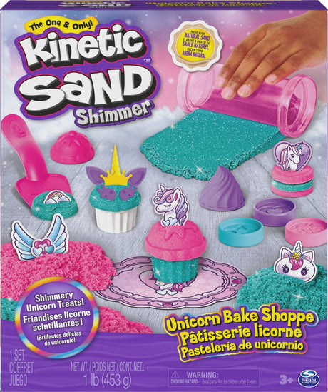Kinetisk sand - enhjørning bageri legesæt - sanselegetøj