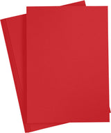 Creativ Company Colored Cardboard Christmas Red A4, 20 Sheets