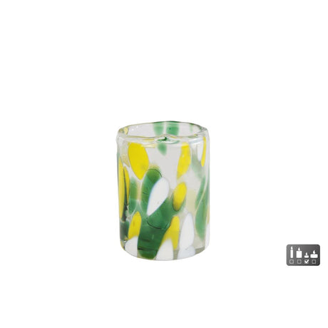 Fyrfadslys prikker i glas 5,5x5,5x7cm