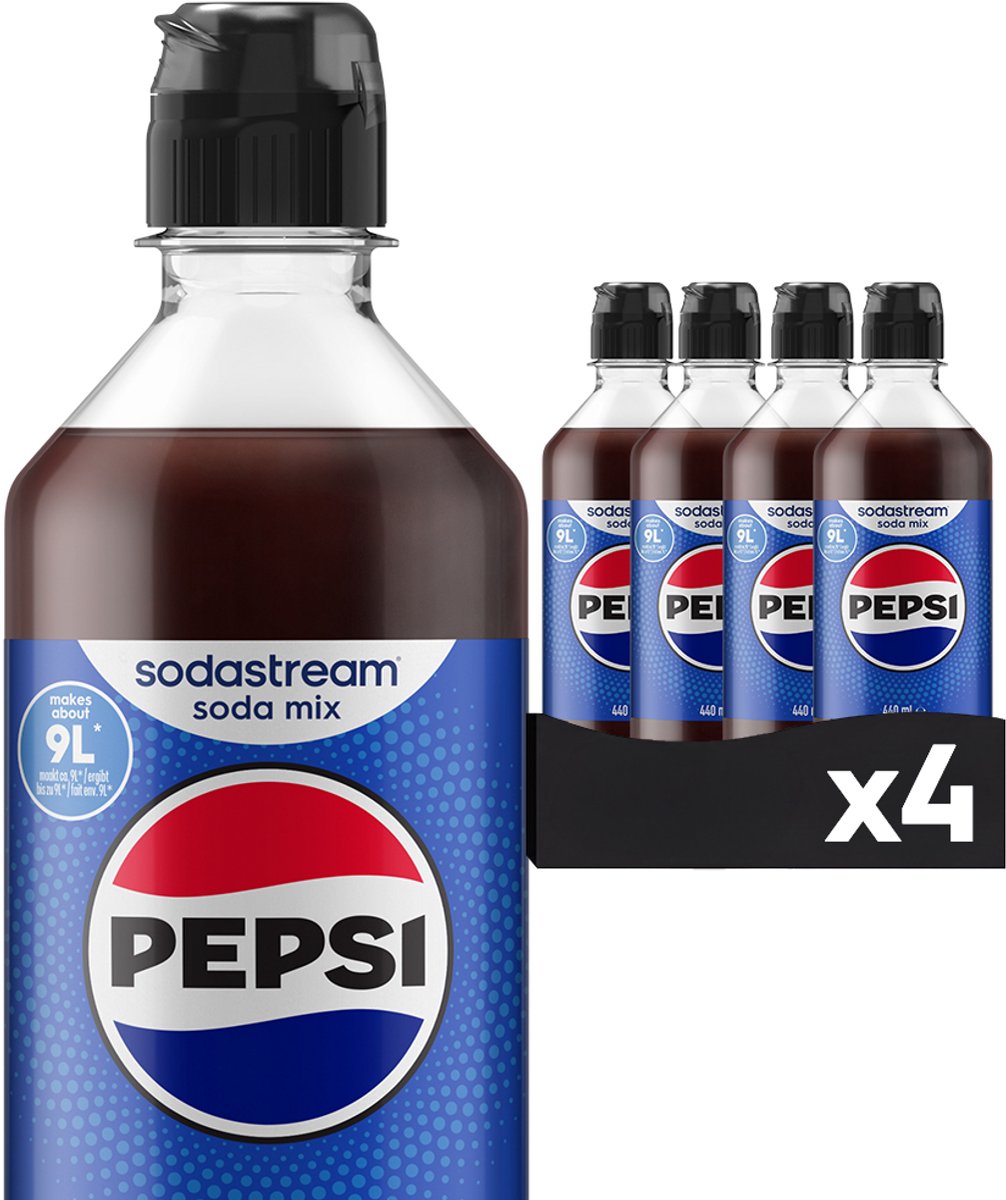 Sodastream pepsi cola sirup - 4 stk
