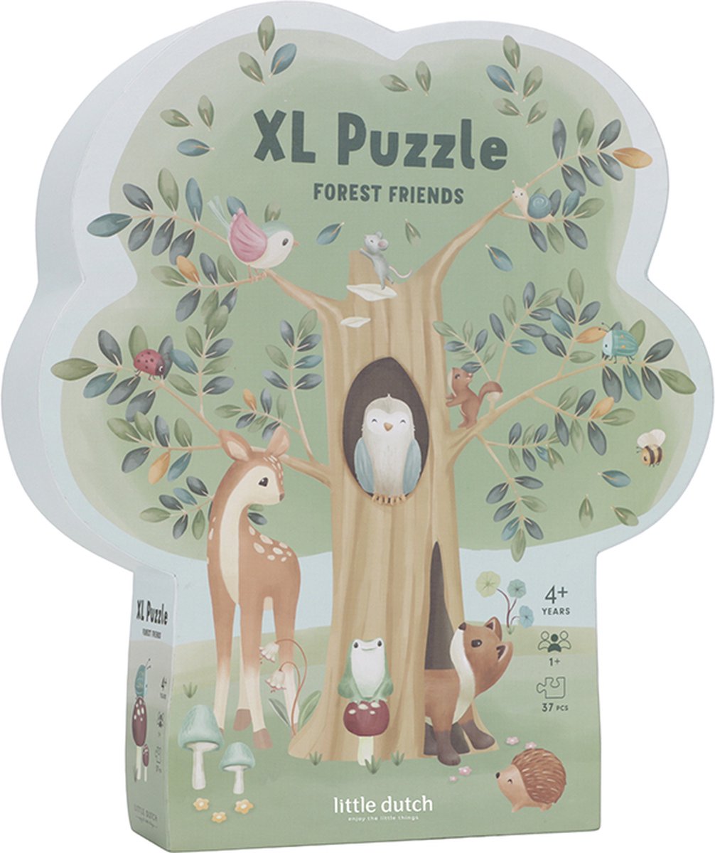 Lille hollandsk gulvpuslespil - Forest Friends FSC