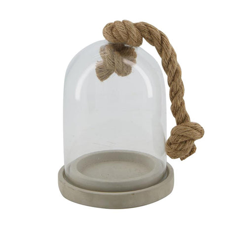 Dijk natural collections klokkeglas med rebglas ø13,5x20cm