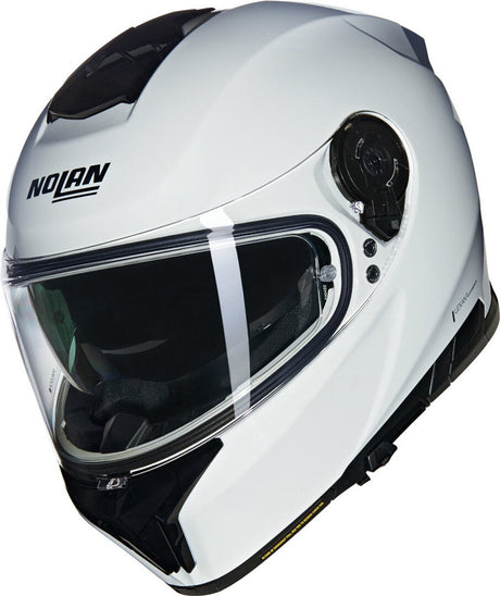 Nolan n80-8 classico 305 hvid metal helhjelm - hjelm