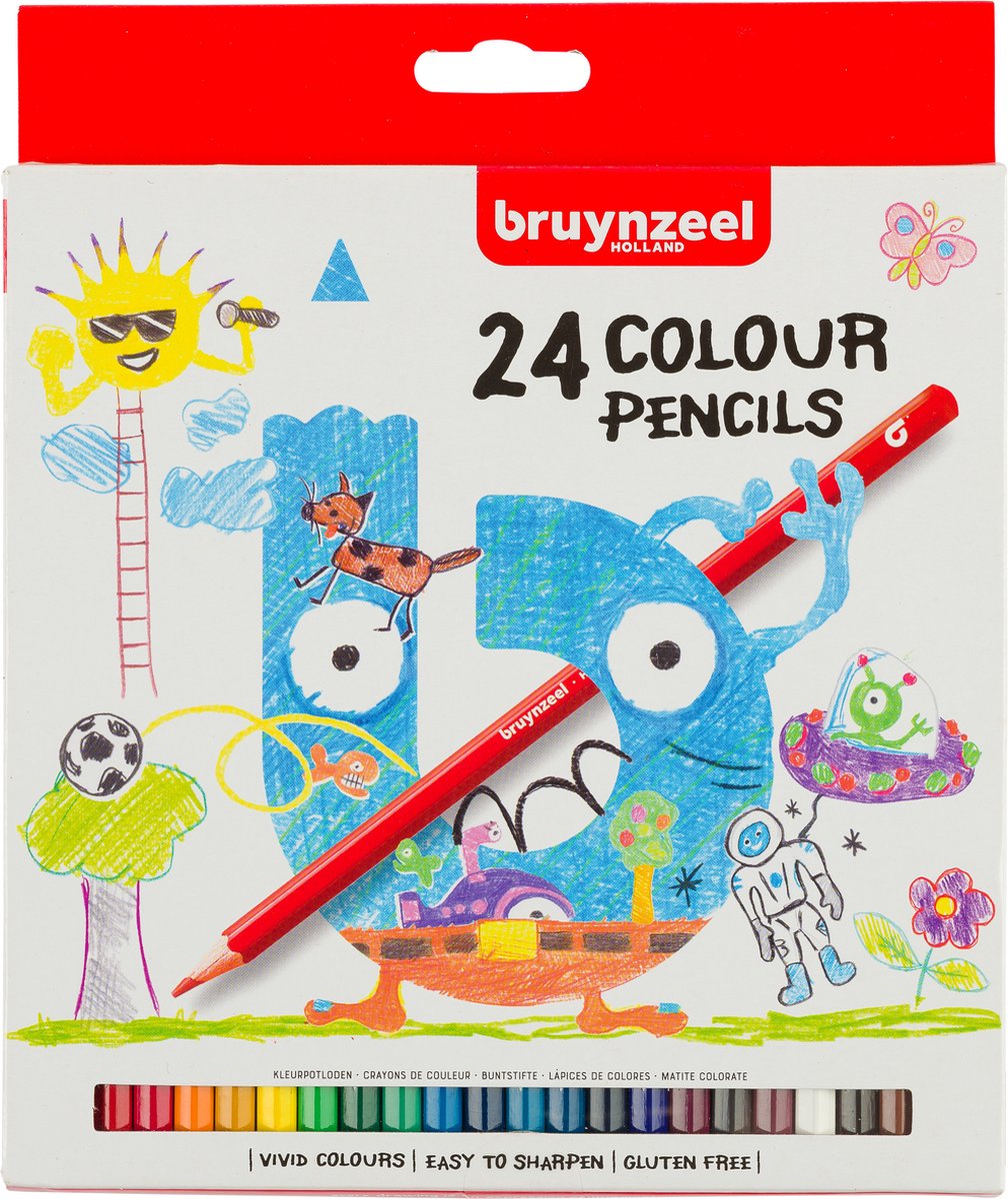 Bruynzeel farveblyanter 24 stk