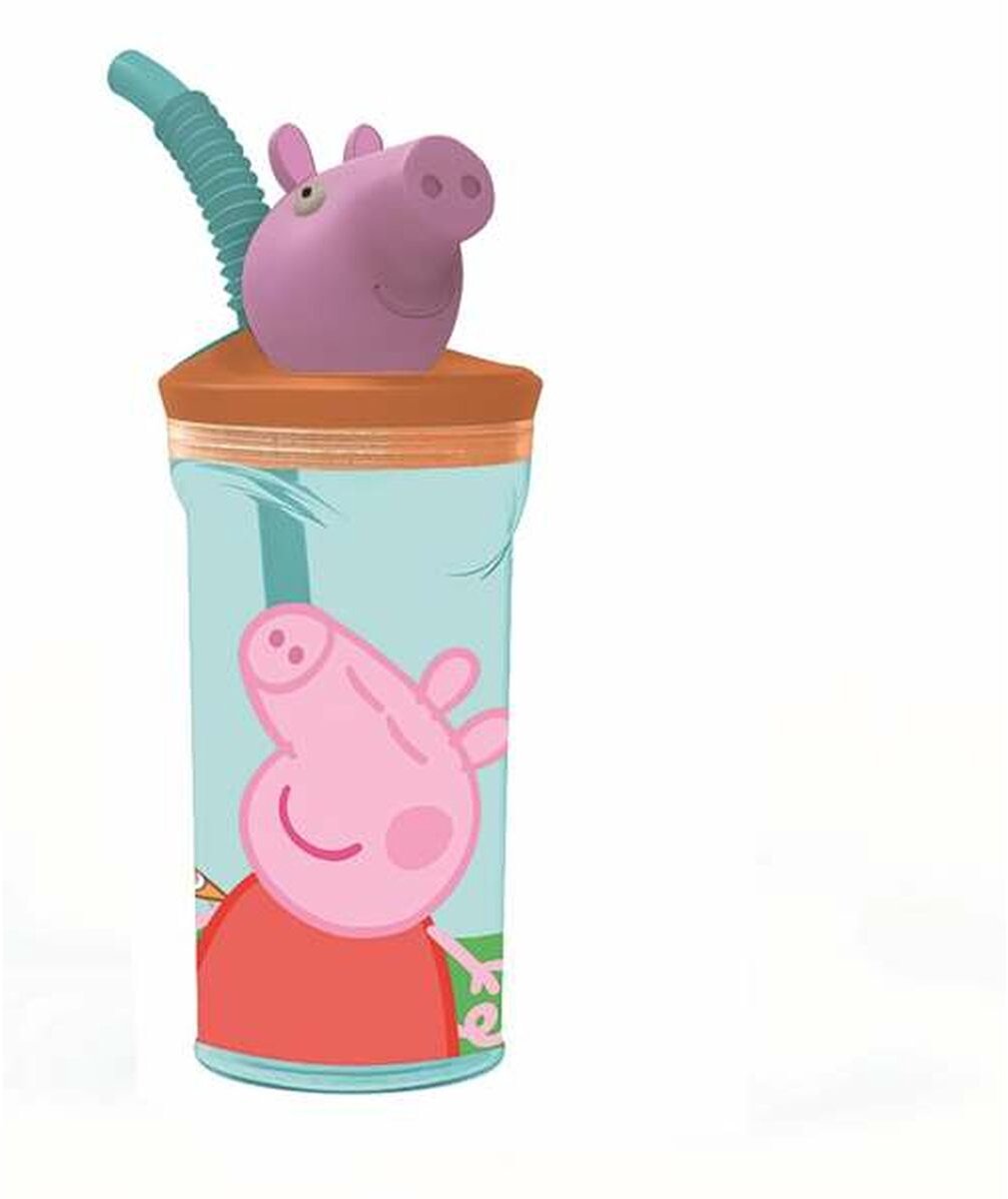 2163 vandflaske peppa grisekerne plast 360 ml