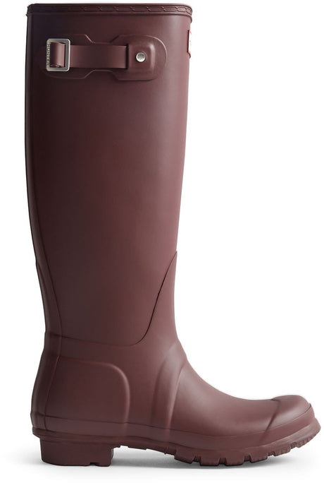 Hunter womens original tall boot dames regenlaarzen - bordeaux rood 39
