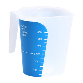 Målebæger 1000 ml blå dbp | 3 stk