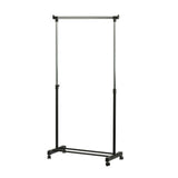 V-delt tøjstativ 84x170x43 cm sort