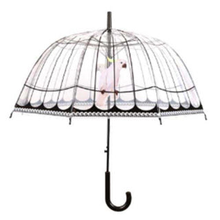 Esschert design paraply fuglebur - gennemsigtig - d80 cm - voksne