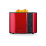 Severin brødrister automatisk 800w rød ved 2217