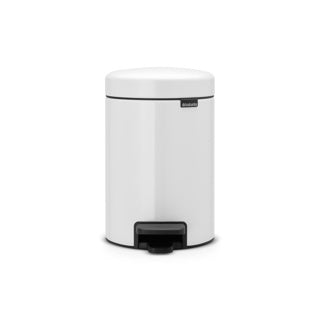 Brabantia pedalspand newicon 3 ltr hvid med plastik inderspand