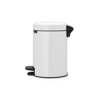 Brabantia pedalspand newicon 3 ltr hvid med plastik inderspand