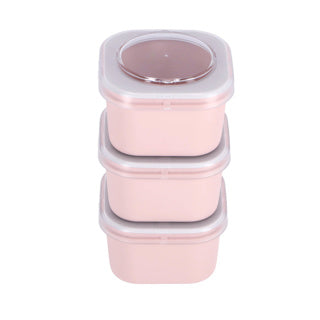 Sunware sigma hjemme frokostbeholdere sæt med 3 pink | 3 stk