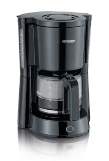 Severin ka 4815, filterkaffemaskine, 1,25 l, til malet kaffe, 1000 w, sort
