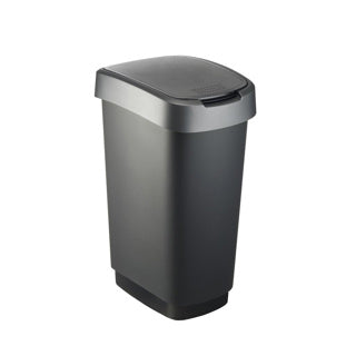 Rotho twist affaldsspand 50l sort