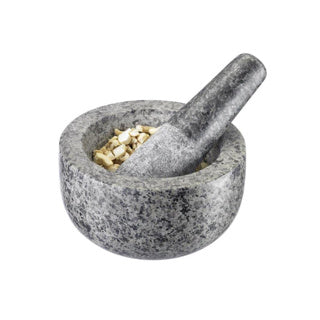 Westmark morter med støder af naturgranit, stor, indvendig diameter: ca. 9,5 cm, grå, 69602260