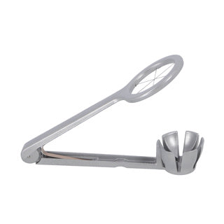 Westmark æggeskærer til 6 kiler, tang, længde: 18,1 cm, aluminium rustfrit stål, columbus, grå, 10602260