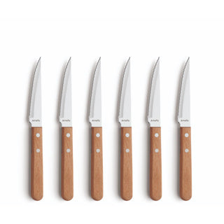 Amefa pizza steak kniv sæt 6 dele