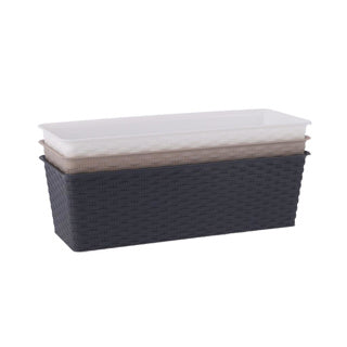 Blomsterkasse 12 x 16 x 40 cm pp assorteret farve | 6 stk