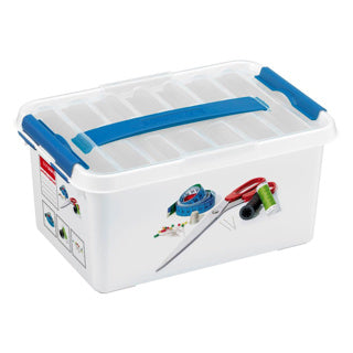 Sunware q-line syboks 6l med indsats - 30x20x14,5 cm - uden indhold