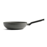 Bk granit keramisk keramisk wokpande 28cm - 3,7l - induktions wokpande - uden låg - ovnsikker op til 160 grader - koldt håndtag - pfas-fri - grå