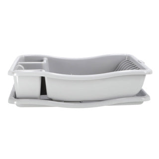 Curver opvaskeafløb s med plateau lysegrå 29x39x11cm