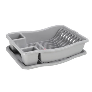 Curver opvaskeafløb s med plateau lysegrå 29x39x11cm