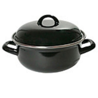 Imperial køkken stegepande - emalje - 26cm - sort