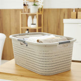 Rotho landvasketøjskurv 40l cappuccino