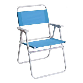 Strandklapstol med armlæn 50 x 54 x 79 cm 3 assorteret