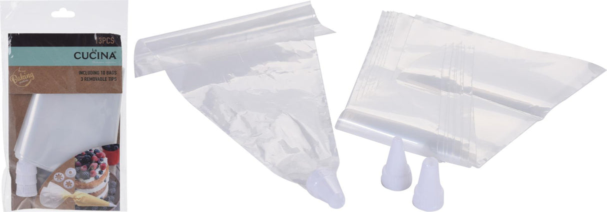 Basic la cucina engangs flødeskumsprøjte 13 stk