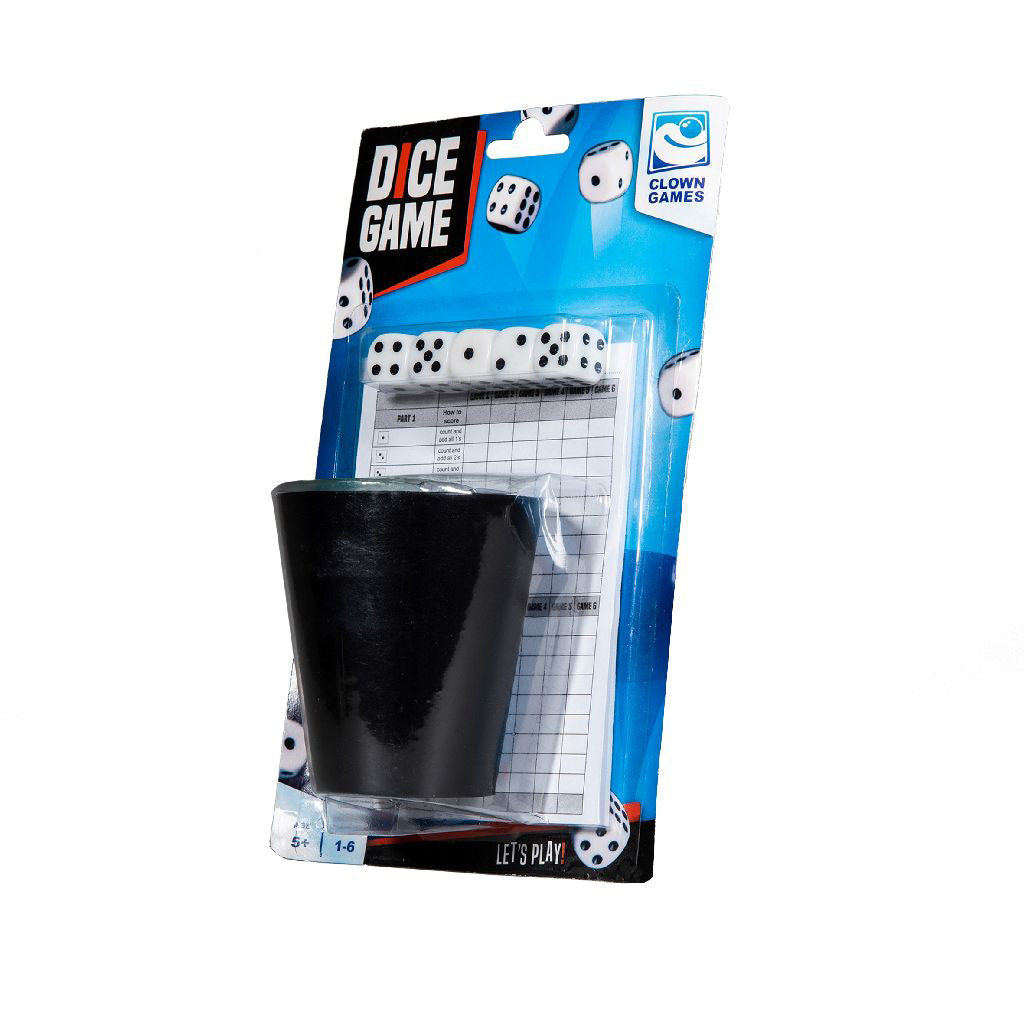 Clown dice set + score block