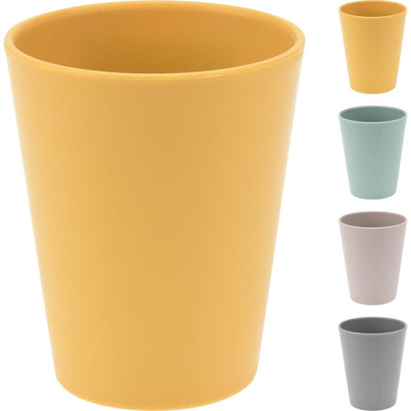 Fremragende husholdningskop 300ml lavet af genbrugsplast 4 assorterede