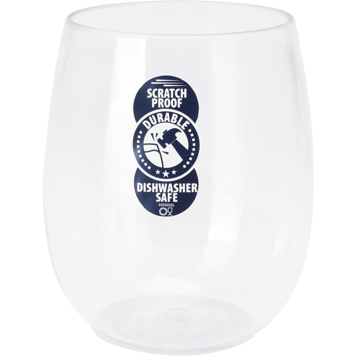 Fremragende husholdningsartikler drikkeglas plast 500ml ø9,5x11,7cm