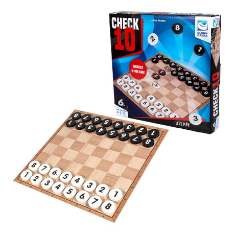 Klovnespil check-10 brætspil